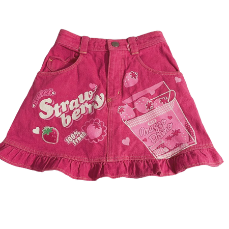 mezzo piano pink skirt
