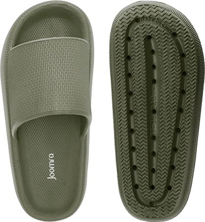 JOOMRA Slippers for Women and Men Non Slip Quick Drying Shower Slides Bathroom Sandals | Ultra Cushion | Thick Sole : Amazon.ca: Clothing, Shoes & Accessories