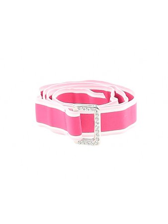 Express 100% Polyester Solid Pink Belt Size Med - Lg - 68% off | thredUP
