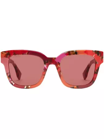 Gucci Eyewear tortoiseshell-effect square-frame Sunglasses - Farfetch
