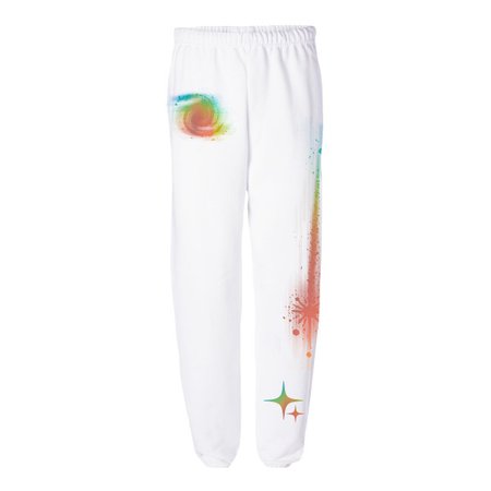 White Rainbow Sweatpants | Shop the Madison Beer Official Store