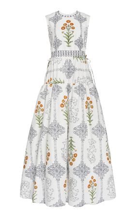 Floral Poplin Maxi Dress By Giambattista Valli | Moda Operandi
