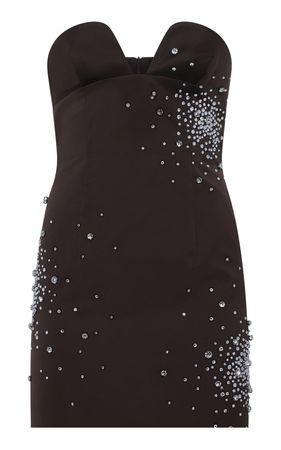 Crystal-Embellished Bustier Mini Dress By Des Phemmes | Moda Operandi