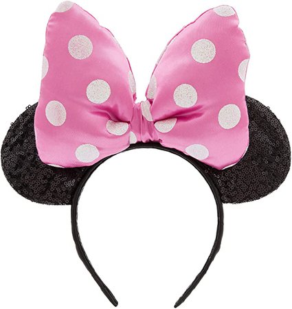 Disney Minnie Mouse Ear Headband for Kids - Pink Pink: Clothing