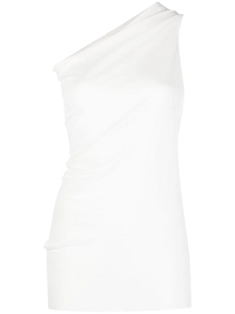 Rick Owens - Athena Tank Top in White Silk