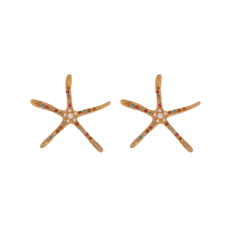JESSICABUURMAN – MARAY Diamante Starfish Earrings - Pair
