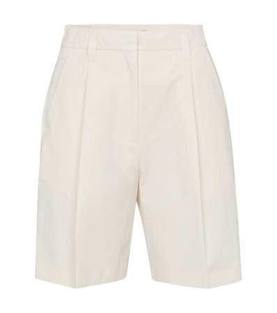 LOW CLASSIC - High-rise cotton-blend shorts | Mytheresa