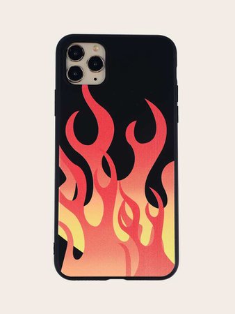 Fire Print iPhone Case | ROMWE