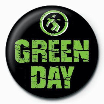 Green Day logo button