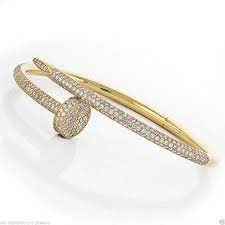 cartier nail bracelet with diamonds - Google Search