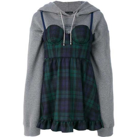 Fenty X Puma tartan hoodie dress ($767)