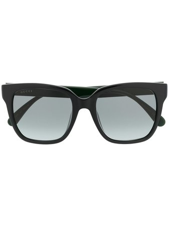 Gucci Eyewear square-frame Web-stripe Sunglasses - Farfetch