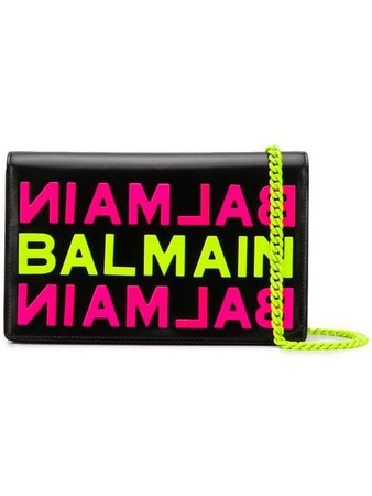 Balmain logo clutch £884 - Shop Online - Fast Global Shipping, Price