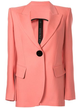 Petar Petrov structured single breasted blazer $1,401 - Buy Online SS19 - Quick Shipping, Price