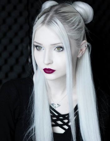 gothic blonde hair style - Google Search