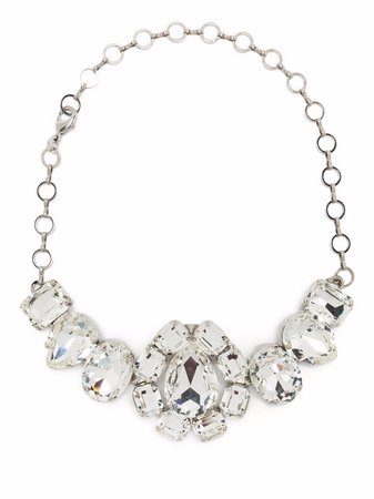 Alessandra Rich Maxy crystal-embellished Choker - Farfetch