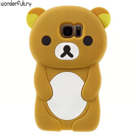 Wonderfultry Silica Cover For Galaxy S7 Edge Cute 3D Rilakkuma Silicone Phone Casing Case Capa for Samsung Galaxy S7 Edge G935-in Half-wrapped Case from Cellphones & Telecommunications on Aliexpress.com | Alibaba Group