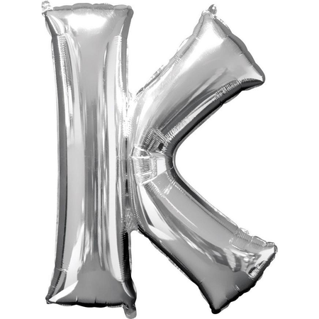 silver k balloon