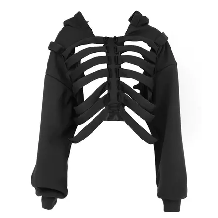 Skeleton Cut Out Hoodie | BOOGZEL CLOTHING – Boogzel Clothing