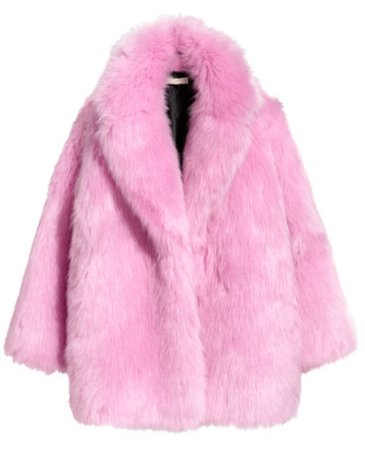 pink fur jacket