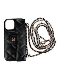 chanel phone holder with chain - Google Search
