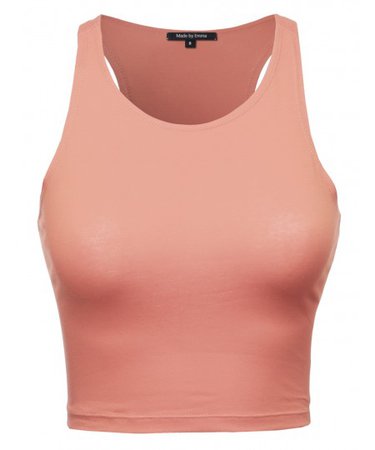 Women's Basic Stretchy Crop Tank Top - FashionOutfit.com