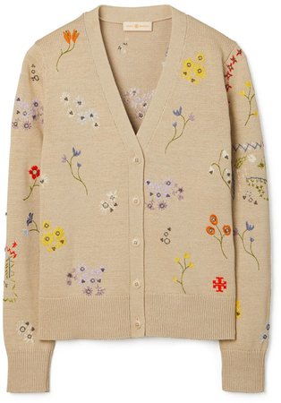 Floral Embroidered Simone Cardigan