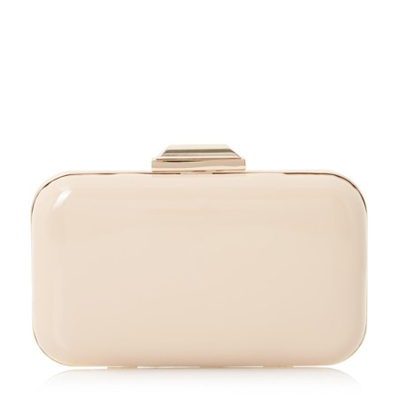 BRAFTY - Hard Case Box Clutch Bag - nude | Dune London