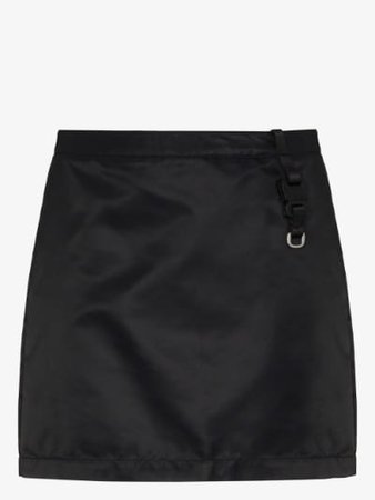 1017 ALYX 9SM buckle strap detail mini skirt | Browns