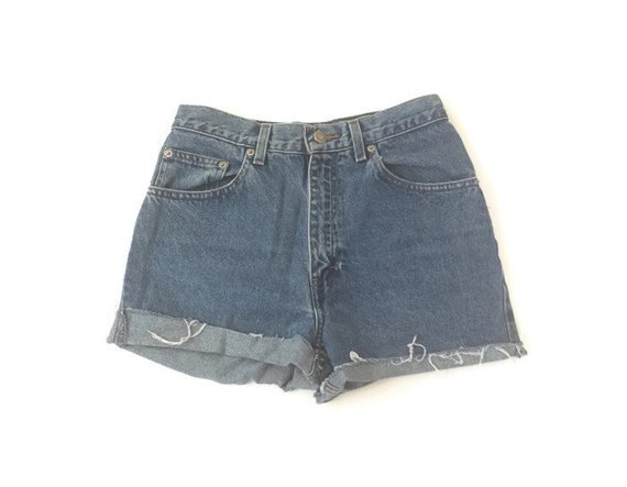 Vintage Denim Shorts | Etsy
