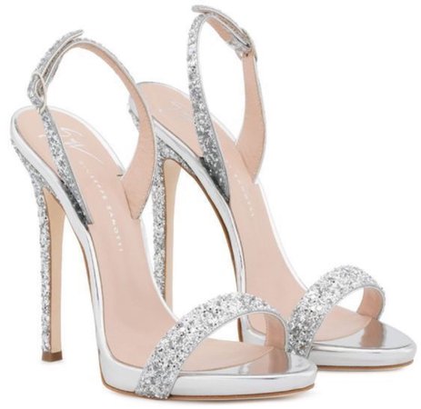silver sandals