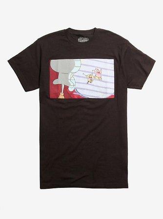 SpongeBob SquarePants Squidward Window T-Shirt