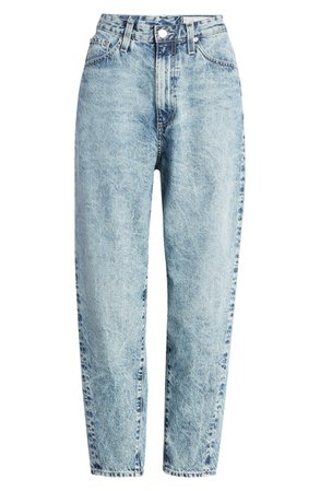AG Renn High Waist Crop Straight Leg Jeans | Nordstromrack