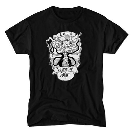 Friend of Satan shirt designed by Lucien Greaves - The Satanic Temple