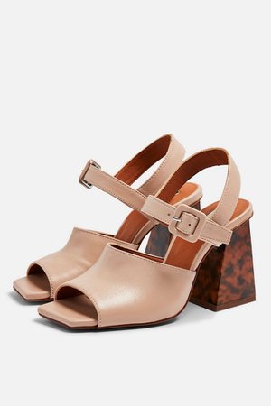 ROSE Marble Heeled Sandals | Topshop