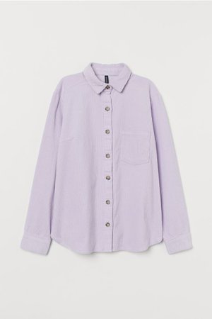 Velvet Shirt Purple