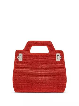 Ferragamo Wanda crystal-embellished Mini Bag - Farfetch