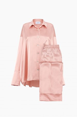 “Sizeless” Pajama Set with Pants in Dust Pink – Sleeper