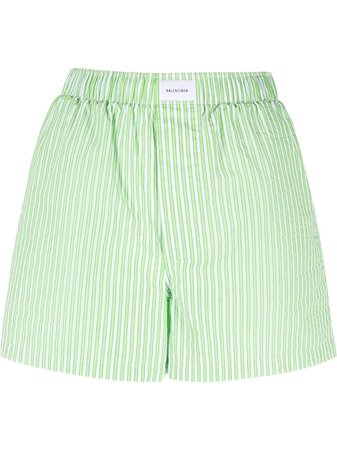 Balenciaga Striped Pajama Shorts - Farfetch