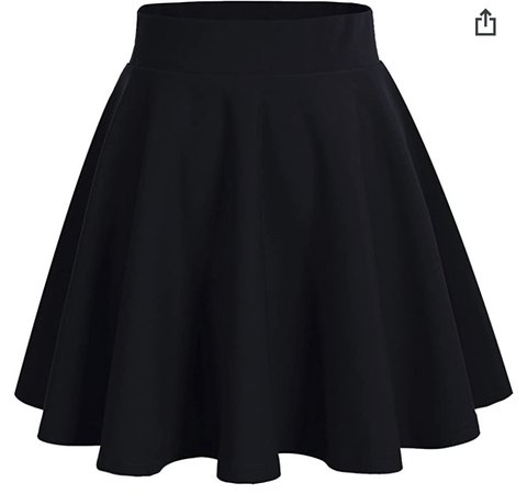 basic black skirt
