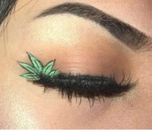 weed eyeshadow