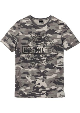 T-shirt  Imprimé camouflage all-over