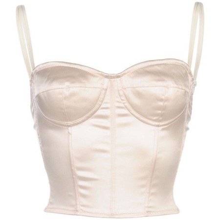white corset bustier top