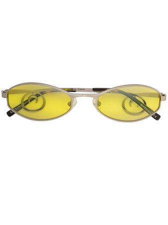 Marine Serre oval-frame sunglasses - FARFETCH