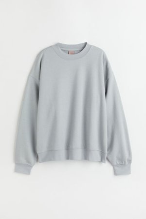 Cotton-blend Joggers - Light gray-blue - Ladies | H&M US