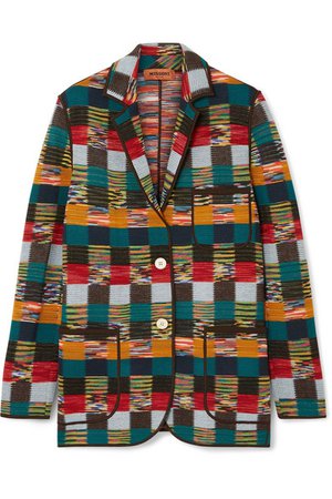 Missoni | Checked wool blazer | NET-A-PORTER.COM