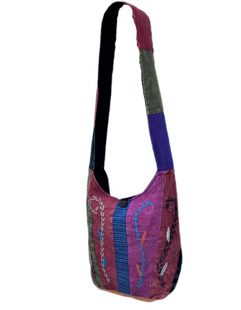 Boho Hippy Sling Bag Hippie Embroidered Beach Handbag Shoulder - Etsy