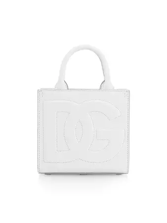 Shop Dolce&Gabbana Small DG Daily Leather Top-Handle Bag | Saks Fifth Avenue
