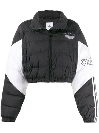 Adidas Cropped Puffer Jacket - Farfetch