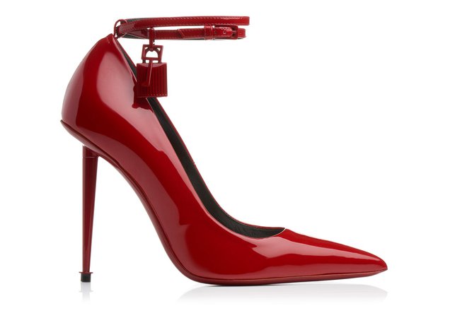 Tom Ford LACQUERED PATENT PADLOCK PUMP | TomFord.com